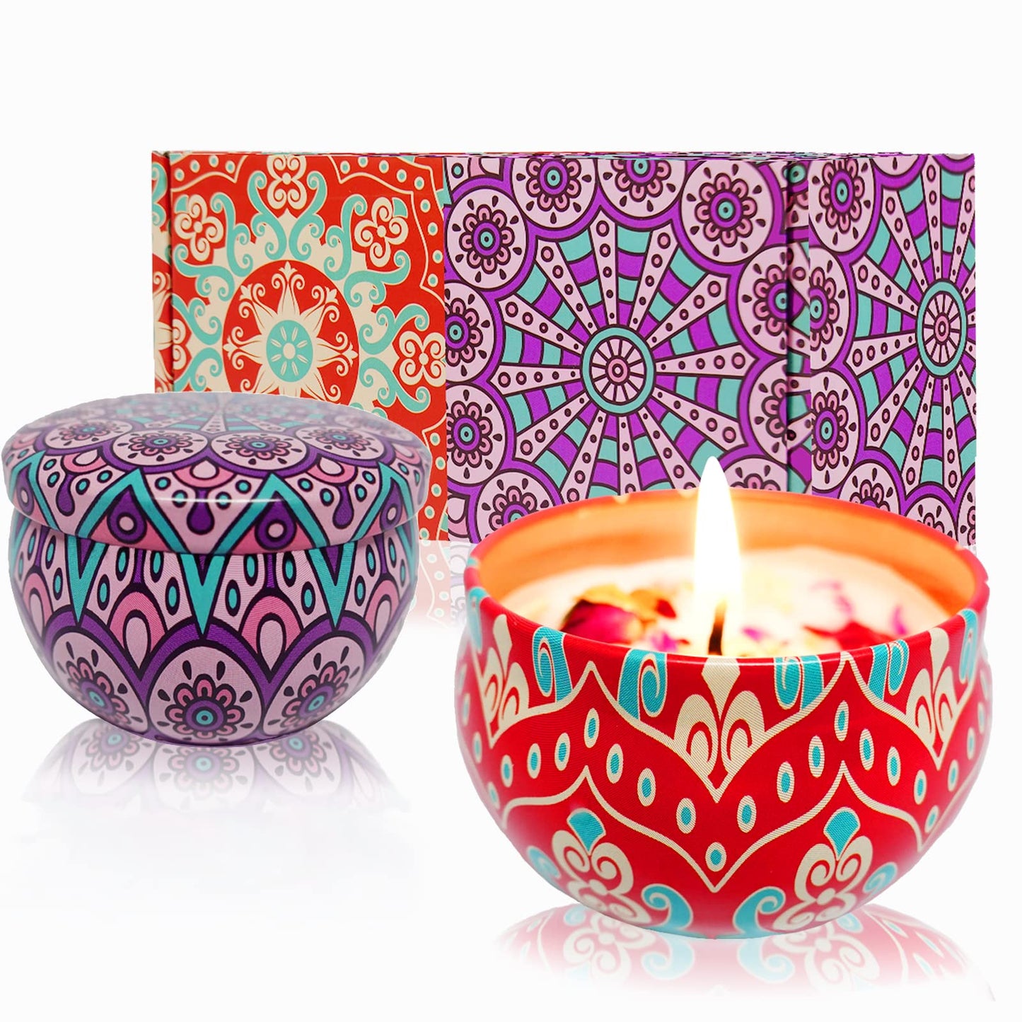 Portable Boho Scented Candle