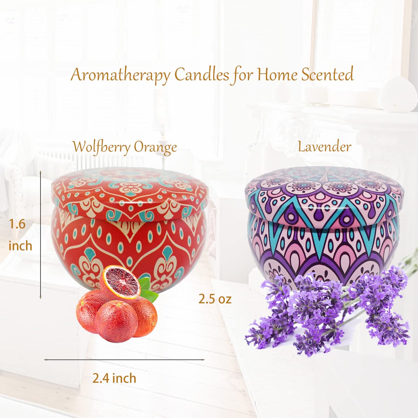 Portable Boho Scented Candle