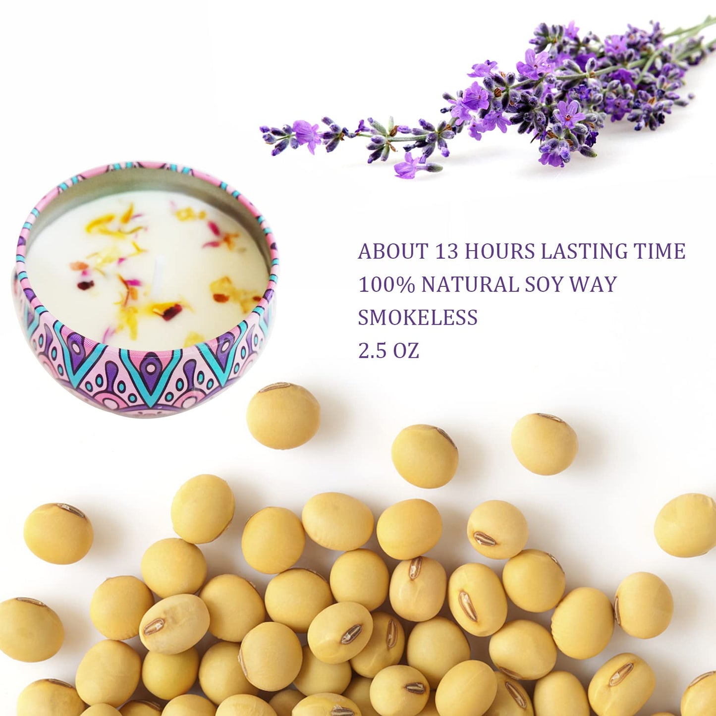 Portable Boho Scented Candle