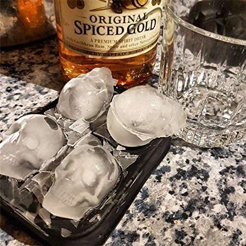2 Pack Skull Silicone Ice Cube Mold