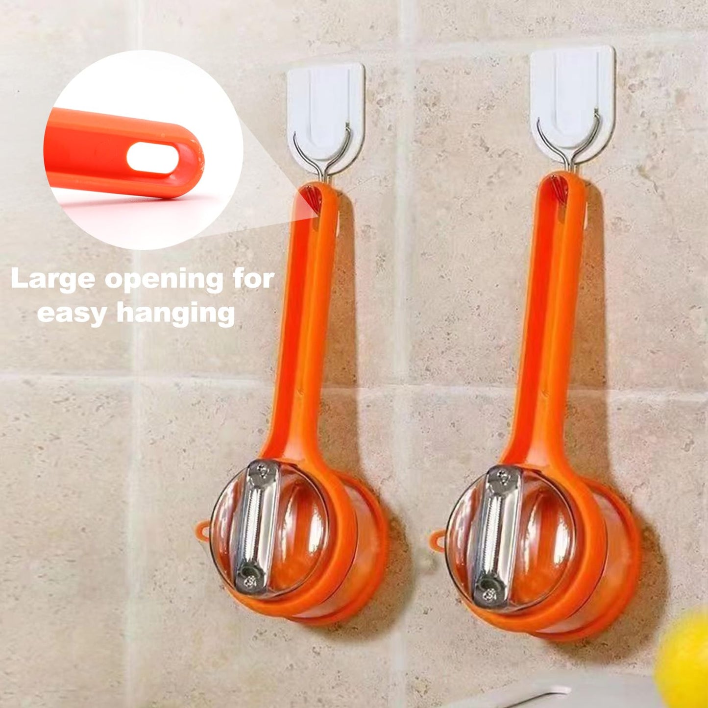 2 Pack Stainless Steel Peeler with Built-in Storage Box