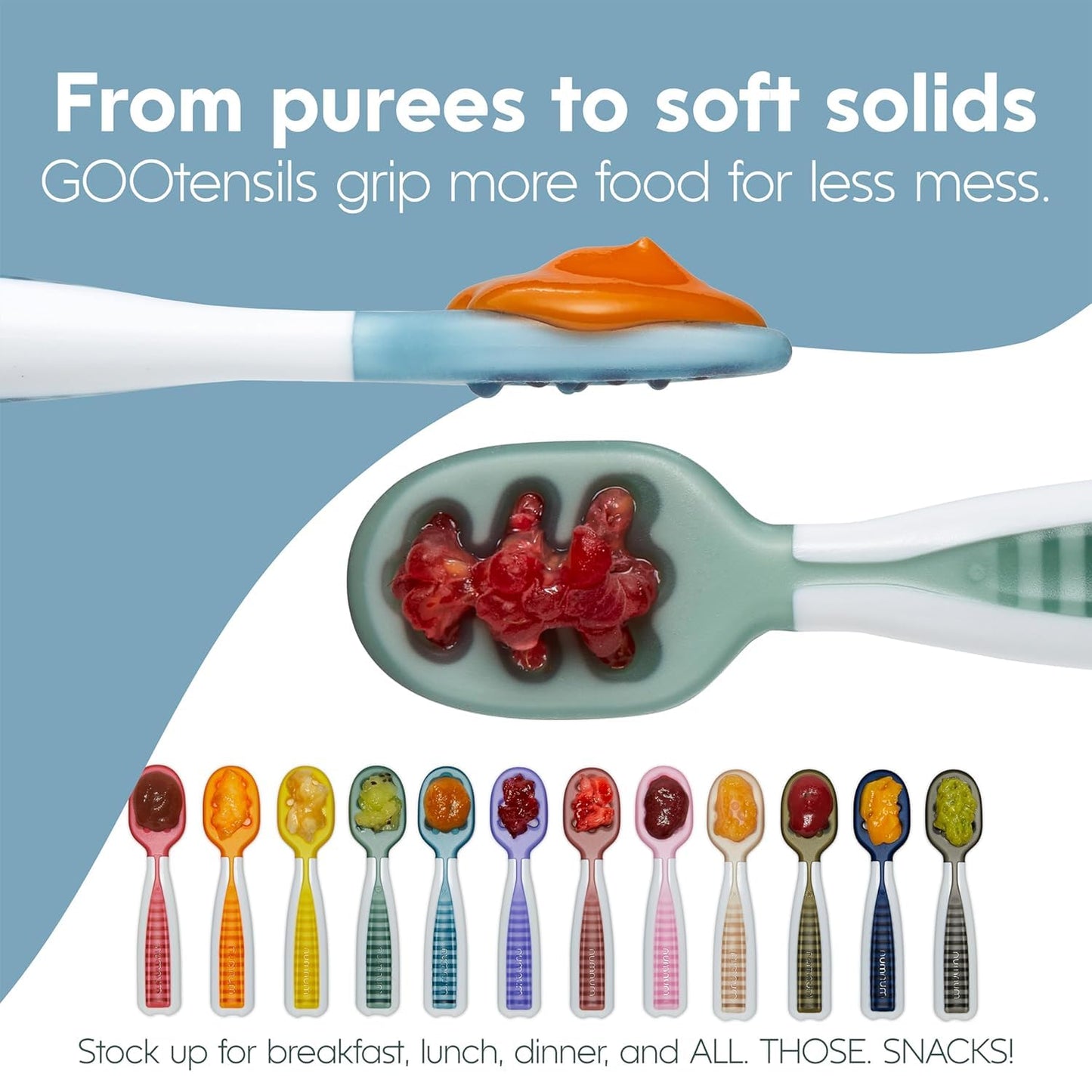 Baby Spoon Set – 2-Stage Self-Feeding Training Utensils for Infants and Toddlers