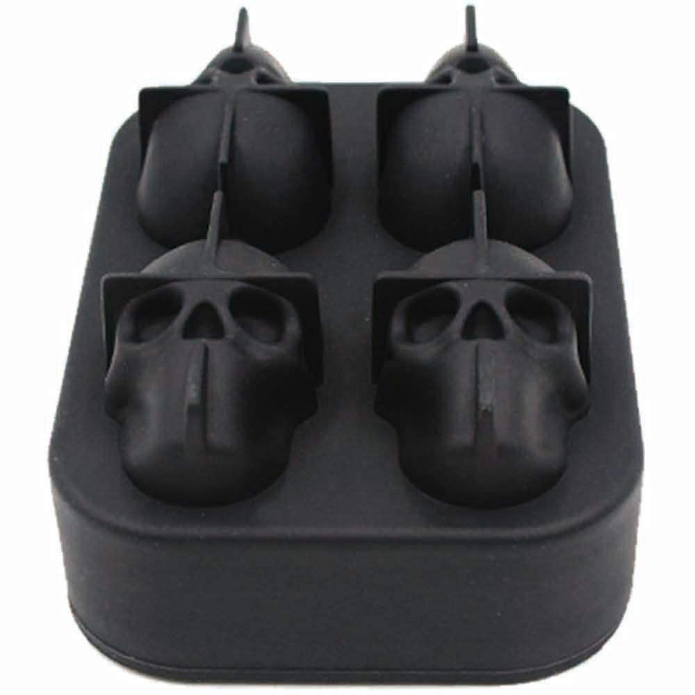 2 Pack Skull Silicone Ice Cube Mold
