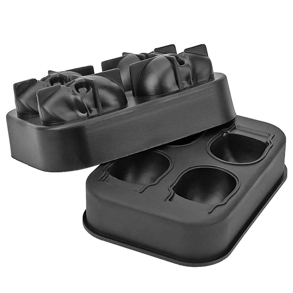 2 Pack Skull Silicone Ice Cube Mold