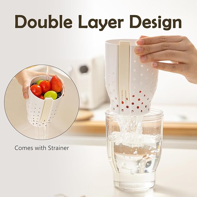 25 Oz Travel Fruit Cups for Car