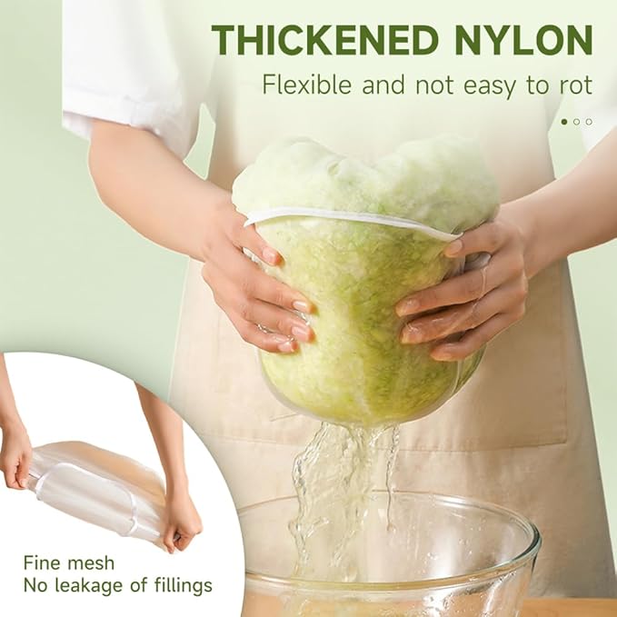 New Soy Milk Bag, Dumpling Fillings Straining (6 pcs)