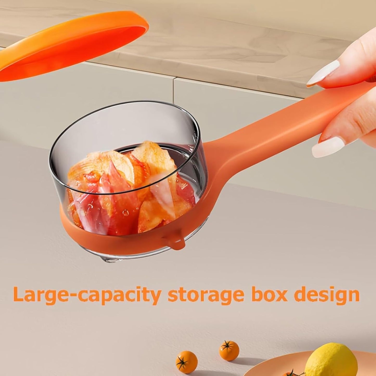 2 Pack Stainless Steel Peeler with Built-in Storage Box