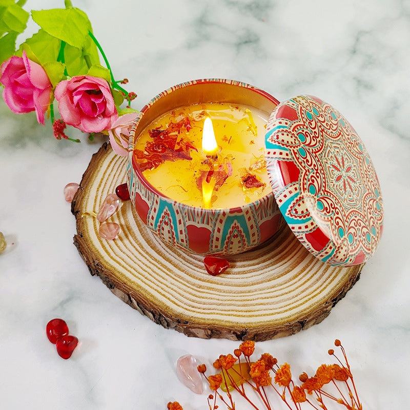 Portable Boho Scented Candle
