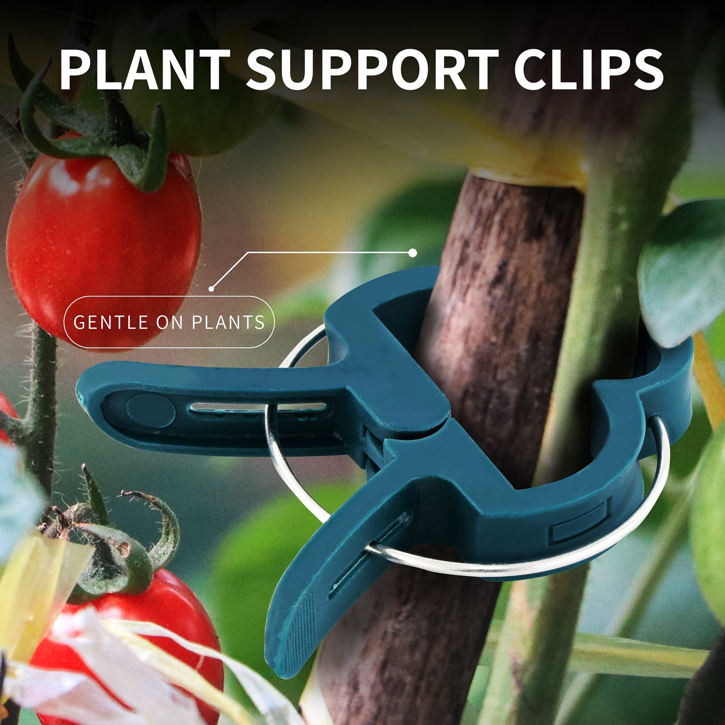 20/50 Piece Gardening Plant & Flower Lever Loop Gripper Clips