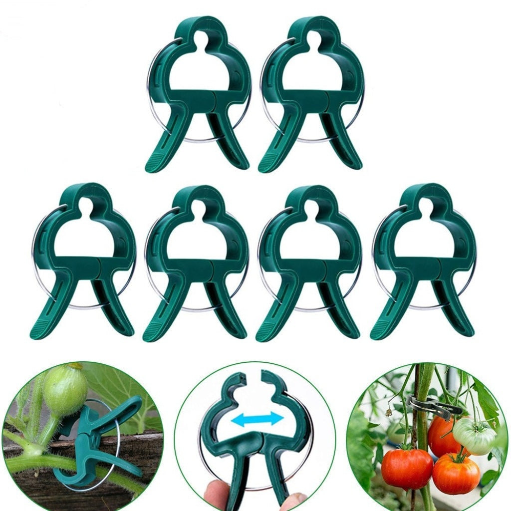 20/50 Piece Gardening Plant & Flower Lever Loop Gripper Clips