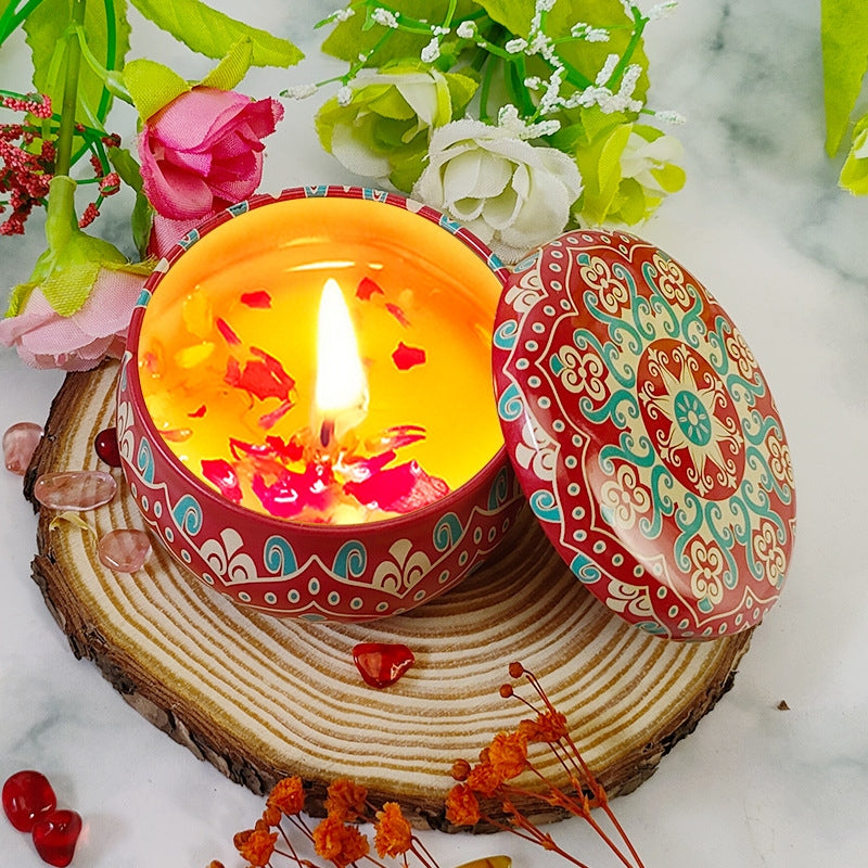 Portable Boho Scented Candle