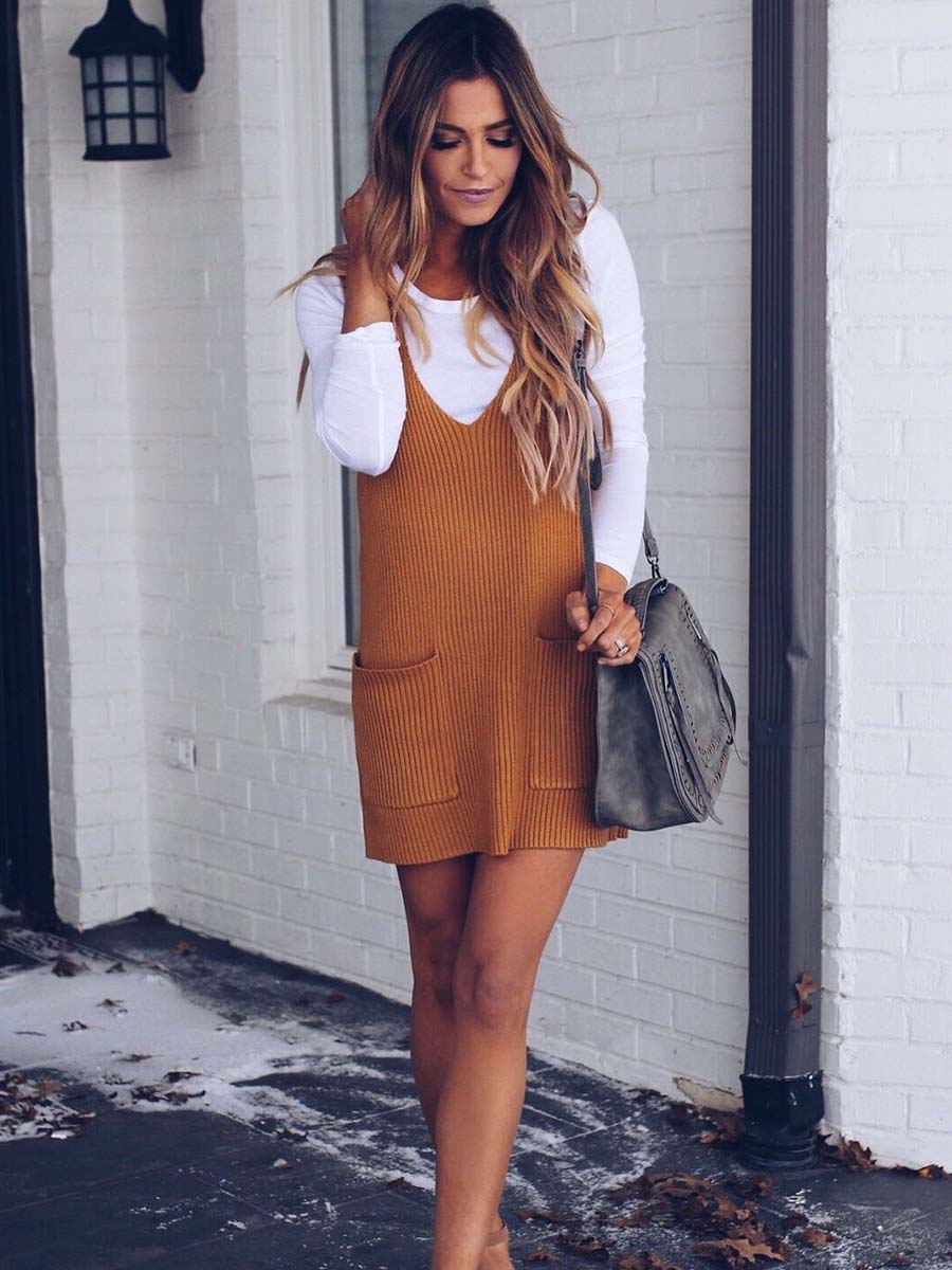 Stunncal V Neck Sleeveless Knit Vest
