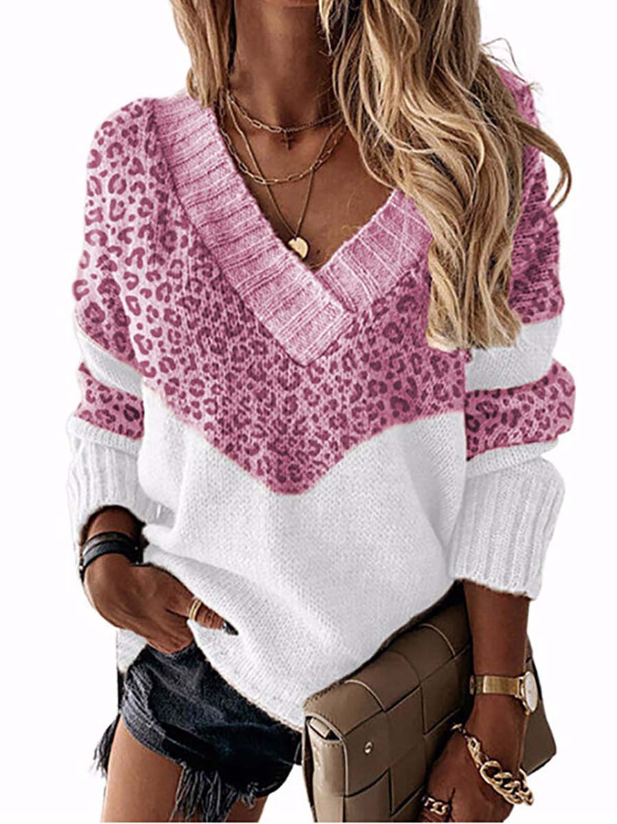 Stunncal Knit V Neck Sweater(8 colors)