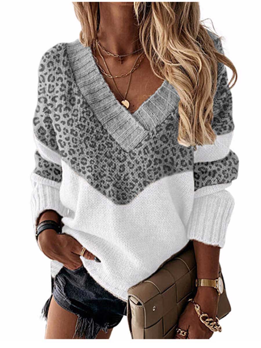 Stunncal Knit V Neck Sweater(8 colors)