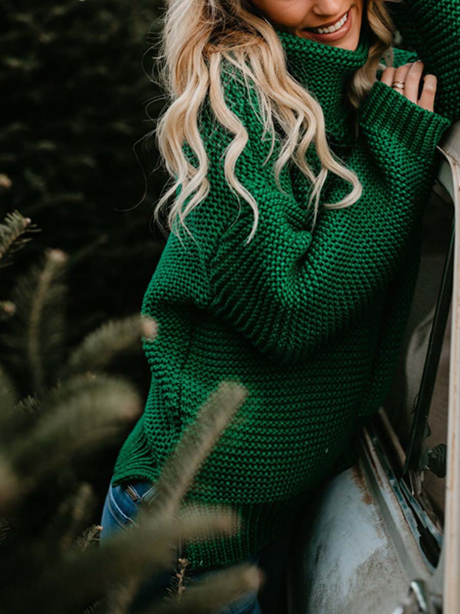 Stunncal Loose Turtleneck Warm Sweater