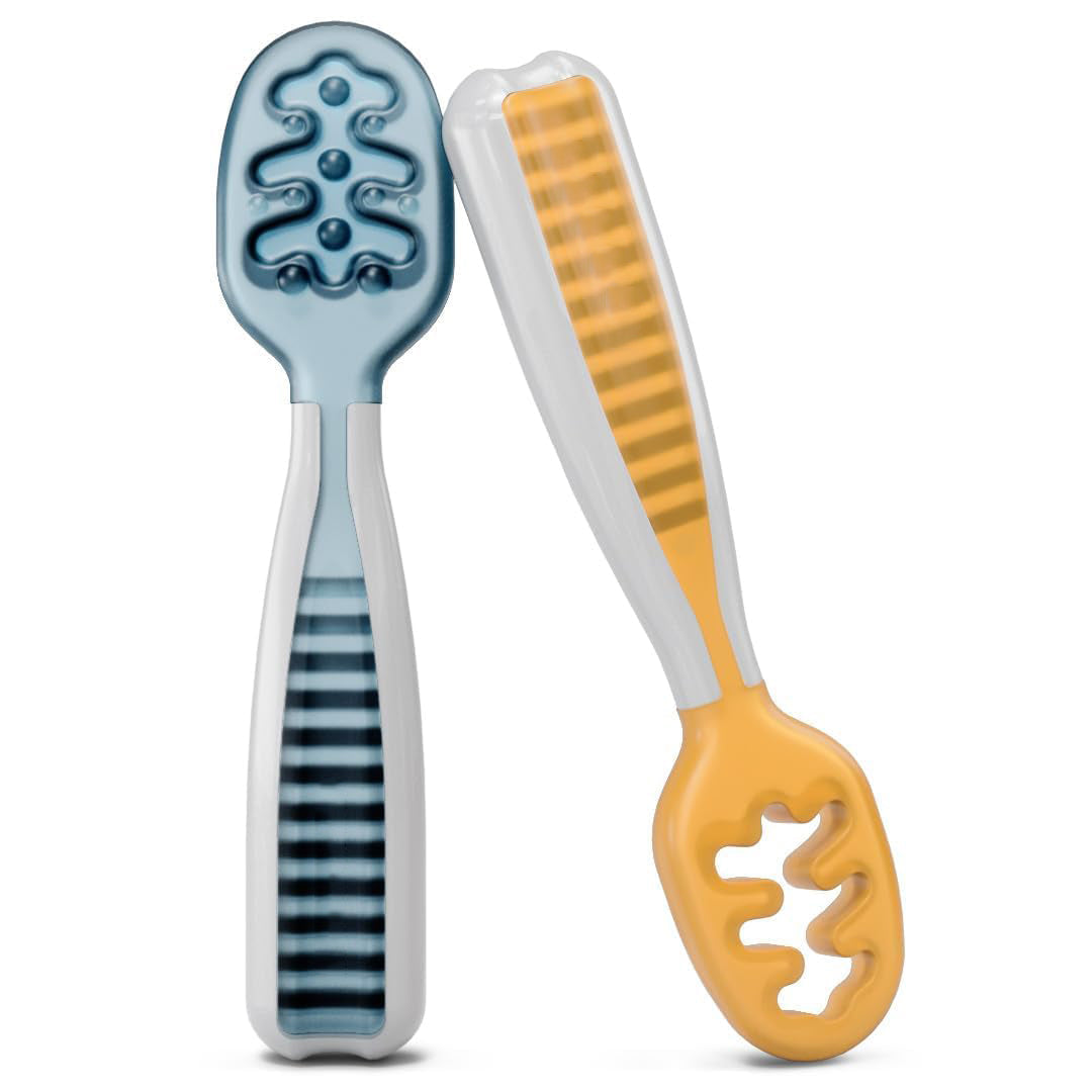 Baby Spoon Set – 2-Stage Self-Feeding Training Utensils for Infants and Toddlers