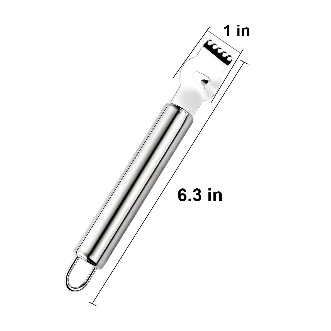 Stainless Steel Citrus Zester & Peeler