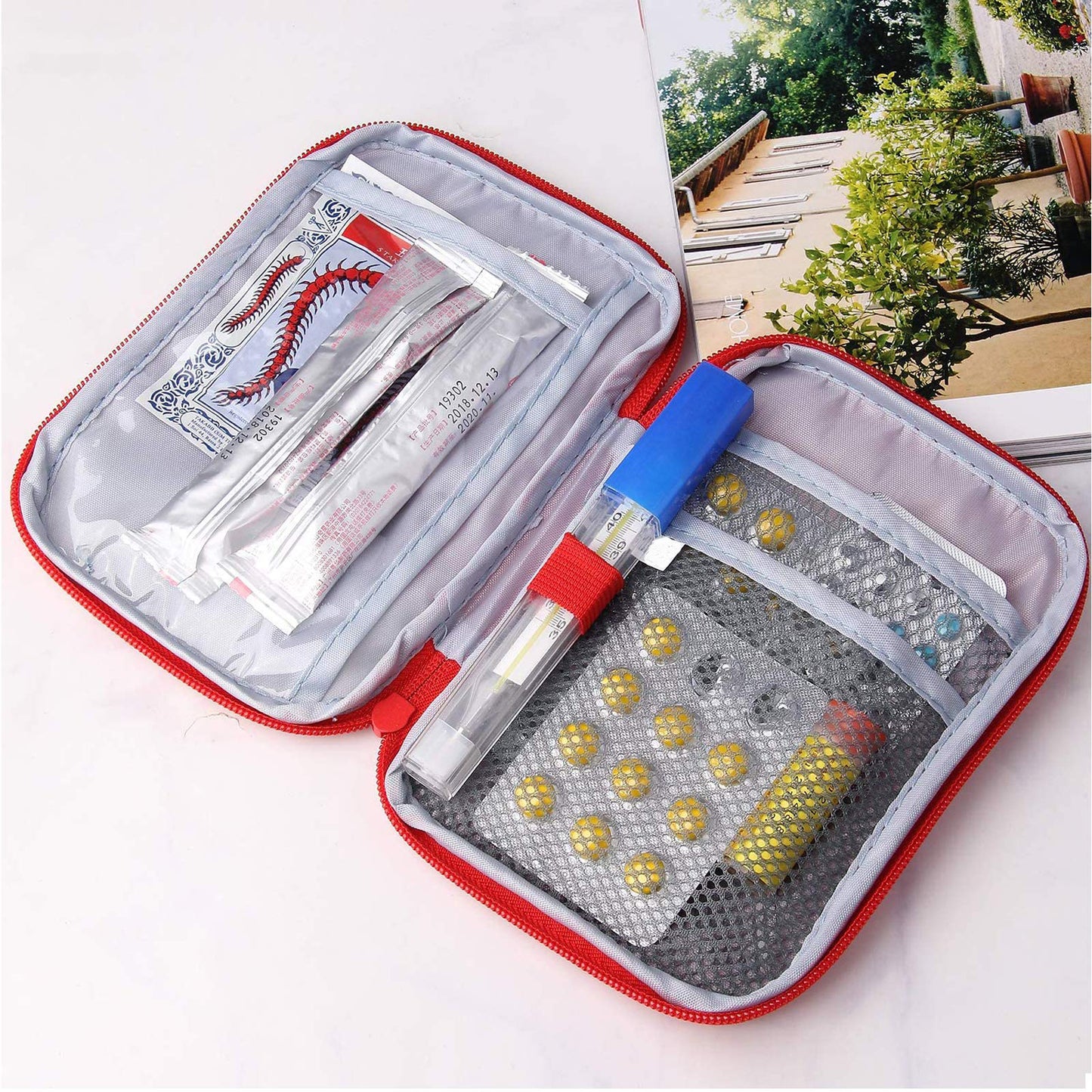 Mini Portable Medicine Bag for Travel & Emergency