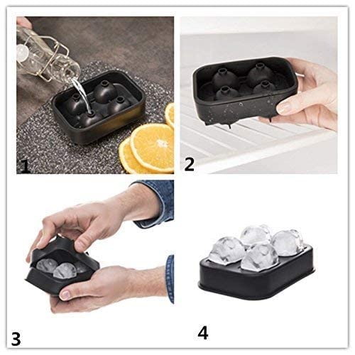 2 Pack Skull Silicone Ice Cube Mold