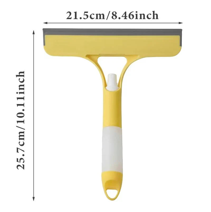 3 in 1 Window Cleaning Scraper with Spray