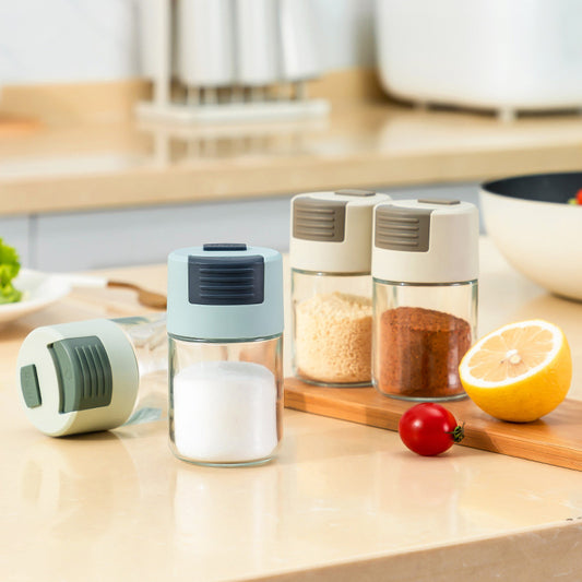Spice Jars Set – Salt, Pepper & Seasoning Containers