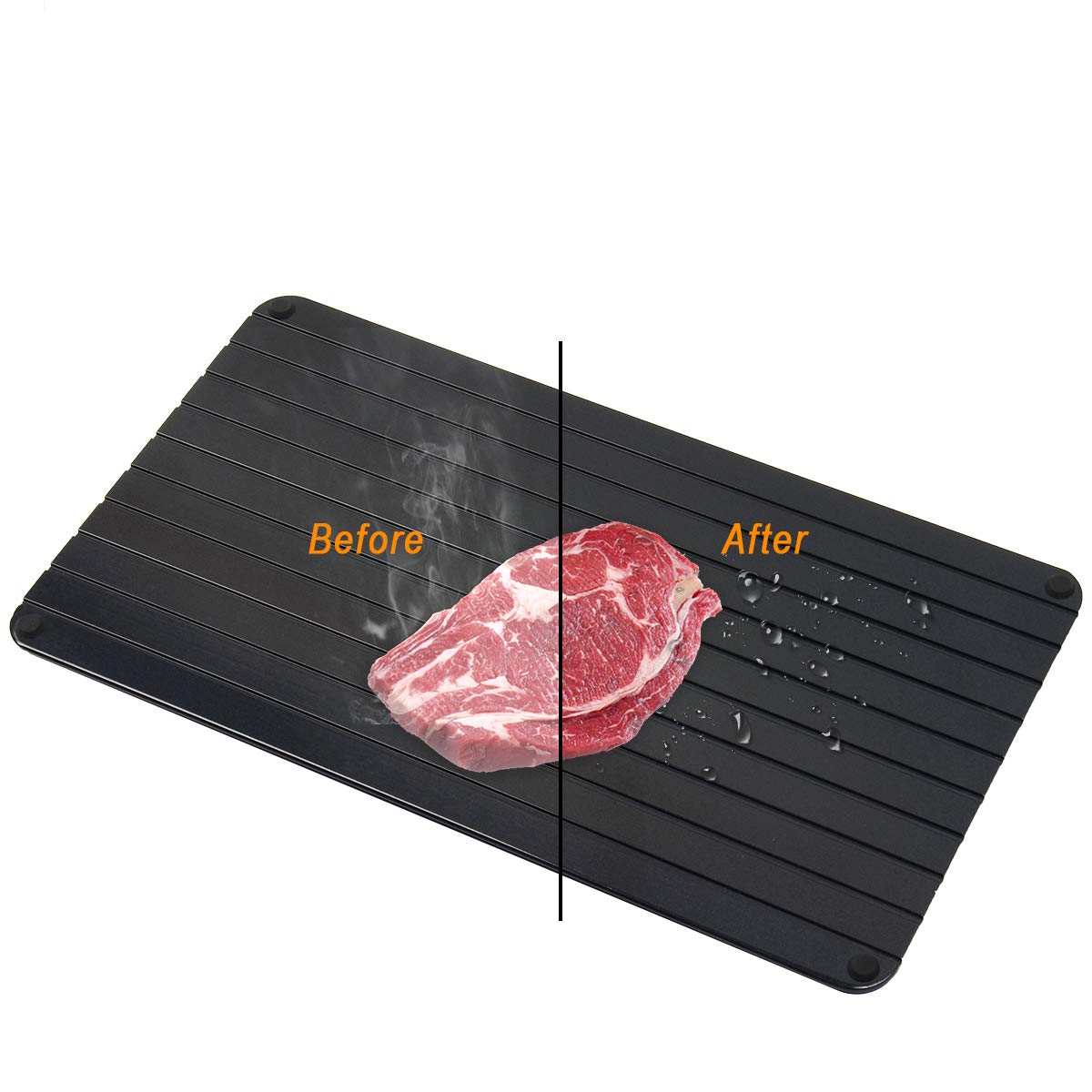 Fast Defrosting Tray for Frozen Meat – Safe, Quick & Reusable